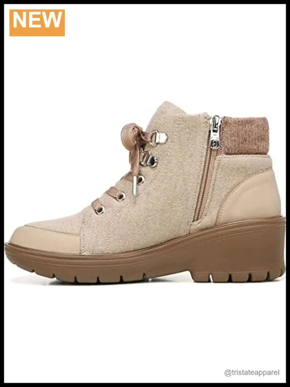 Women's Ankle Booties Stretch Fabric Lace Up Side Zipper Round Toe Block Heel